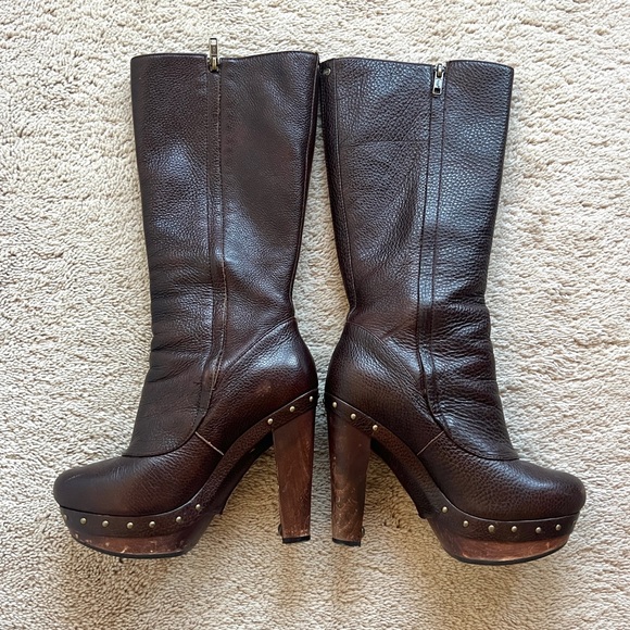 UGG Cosima leather studded boots - Picture 2 of 7